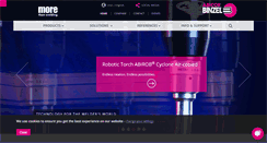 Desktop Screenshot of binzel-abicor.com